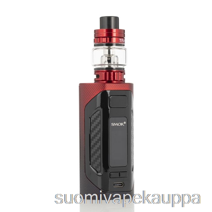 Vape Netistä Smok Rigel 230w Aloitussarja Musta Punainen